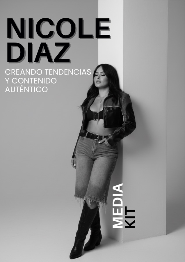 Media kit de Nicole Díaz